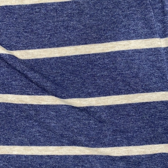 Racerback Blue and White Stripe Maxi Dress - Picture 3 of 6